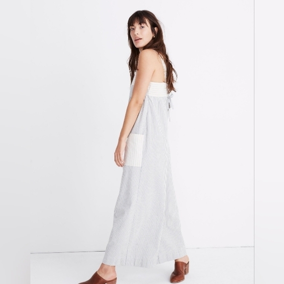 Madewell x The New Denim Project Patchwork Jumpsuit sz M - Picture 1 of 9